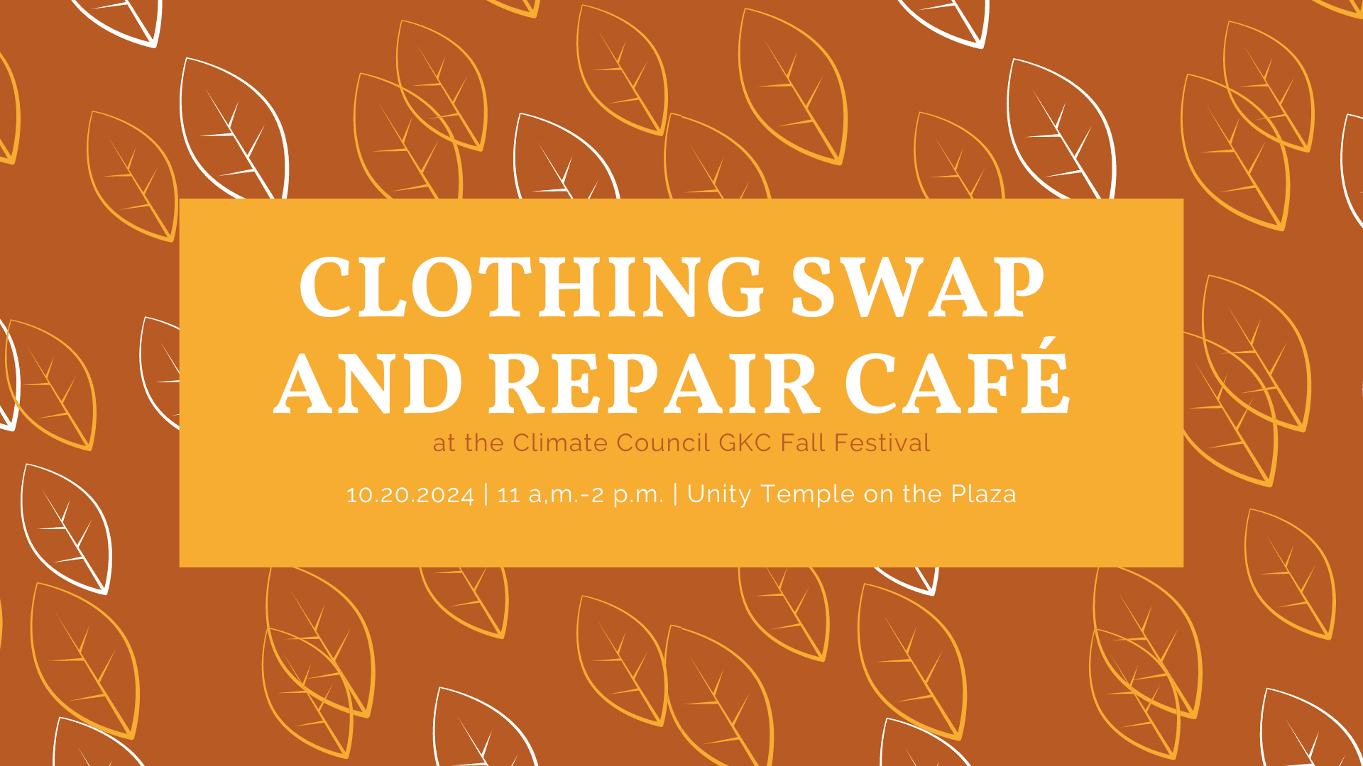 Clothing Swap and Repair Café