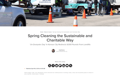 Un-Dumpster Day featured on Flatland