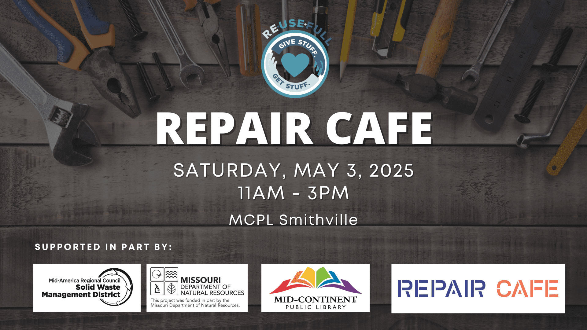 Repair Cafe Smithville May 3