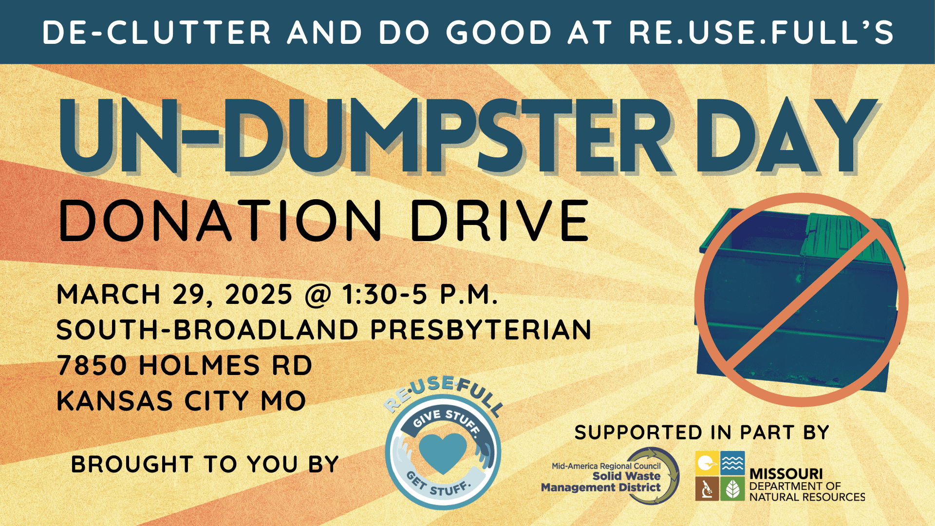 UN-DUMPSTER DAY MARCH 29 2025