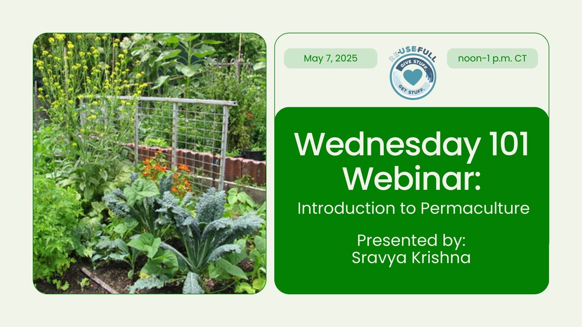 Wednesday 101 Webinar: Introduction to Permaculture