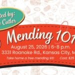 Mending 101 August 25 event thumbnail