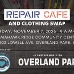 Repair Cafe and Clothing Swap Overland Park November 2026