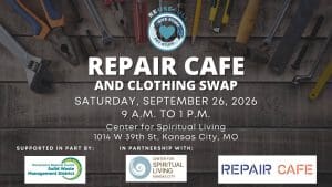 repair cafe and clothing swap center for spiritual living september 2026