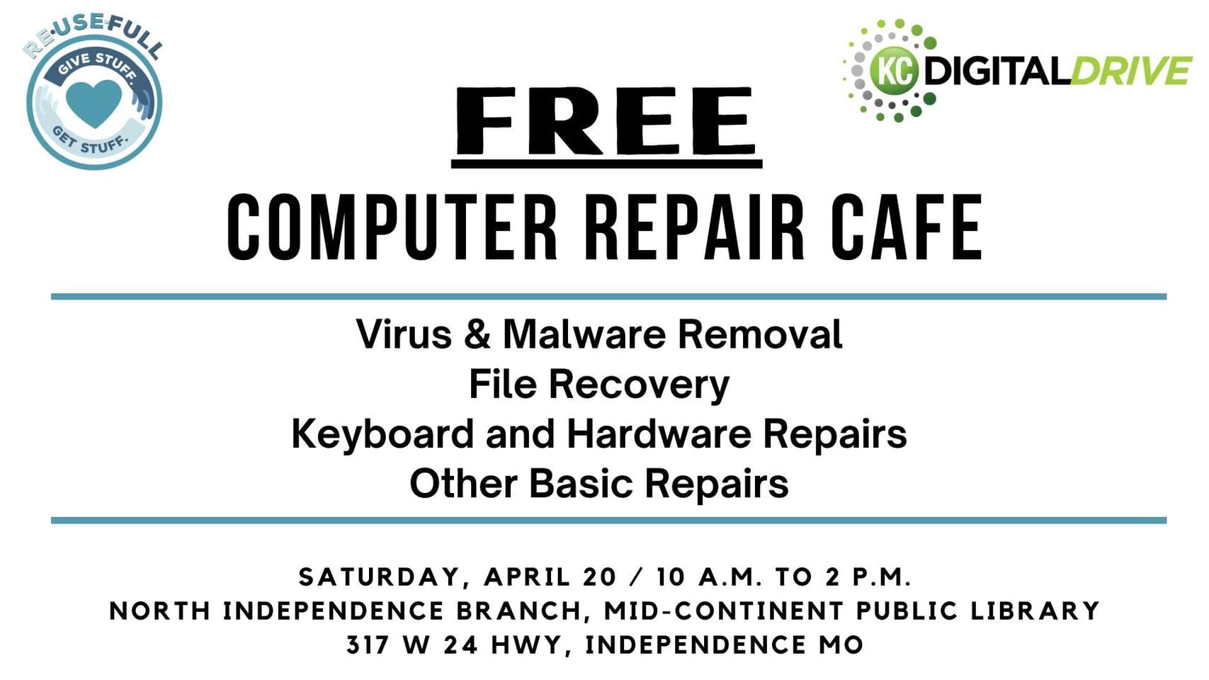 repair cafe april 20 kansas city