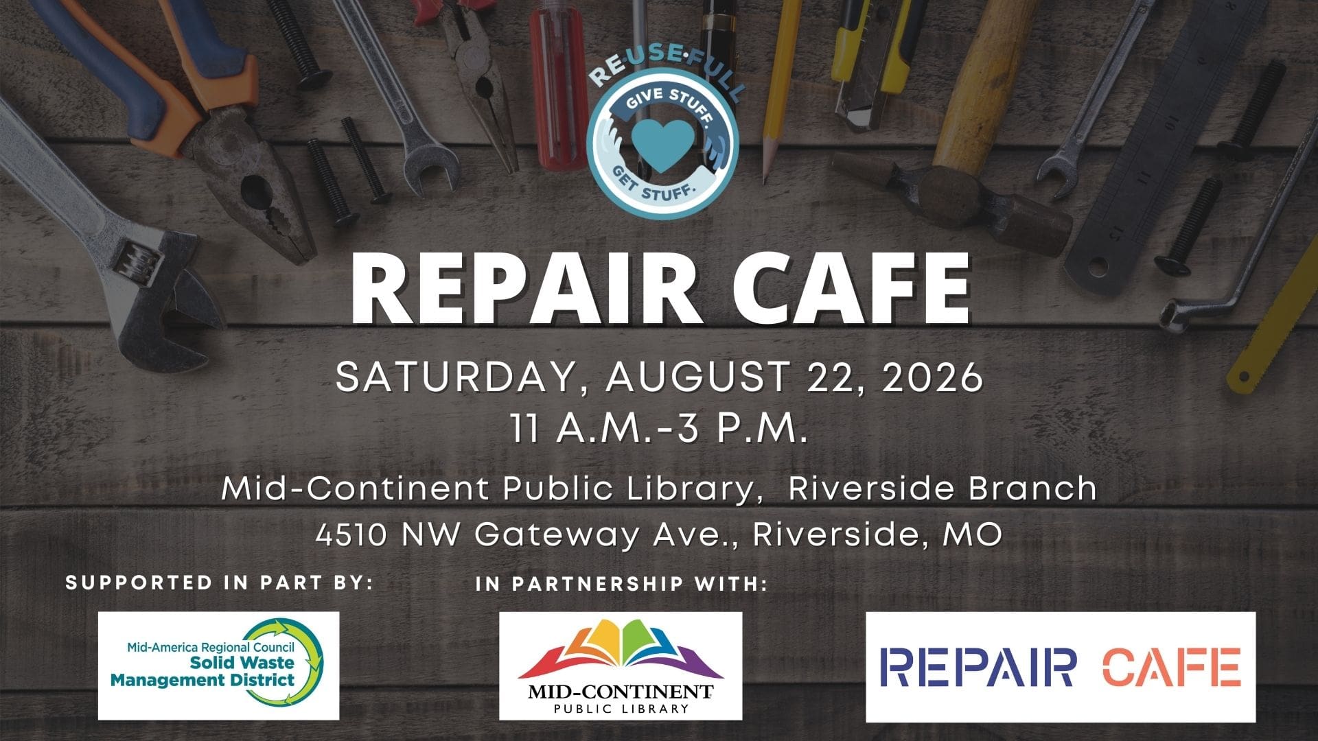repair cafe riverside kcmo august 2026